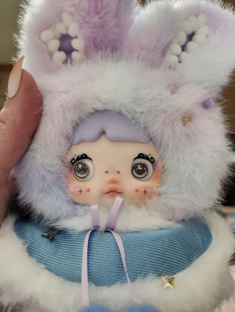 Nommi Weather Bag Charm- Fog Bunny - Picture 4 of 5